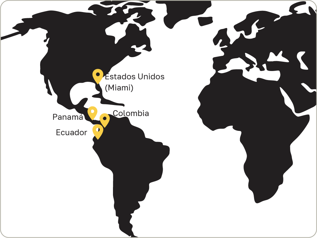 Mapa mundial con presencia de iBOX - iBOX Smart Lockers